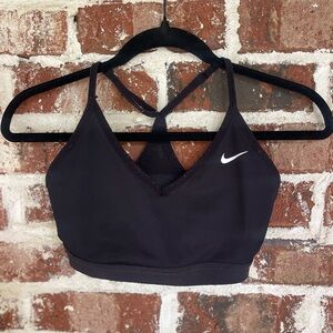 Nike Women's Black Strappy Sports Bra